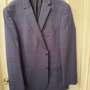 Jos. A. Bank Classic Plaid Blazer - Dark Blue